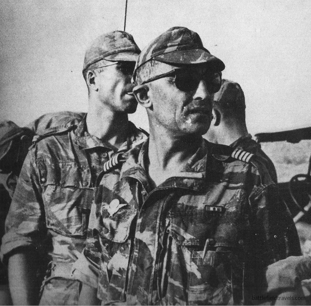 The Bigeard 'Lizard' cap in TAP camouflage, iconic Algerian War headdress