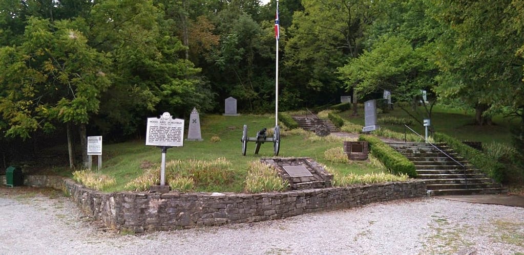 1864 Battle of Franklin - Confederate positoin on WInstead Hill
