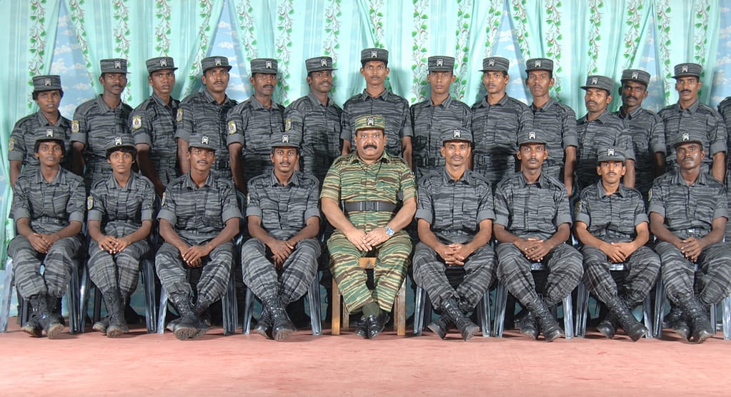 Velupillai Prabhakaran, leader of the Liberation Tigers of Tamil Eelam. Sri Lanka's most wanted man for about 30 years. Finally hunted down and killed in 2009.