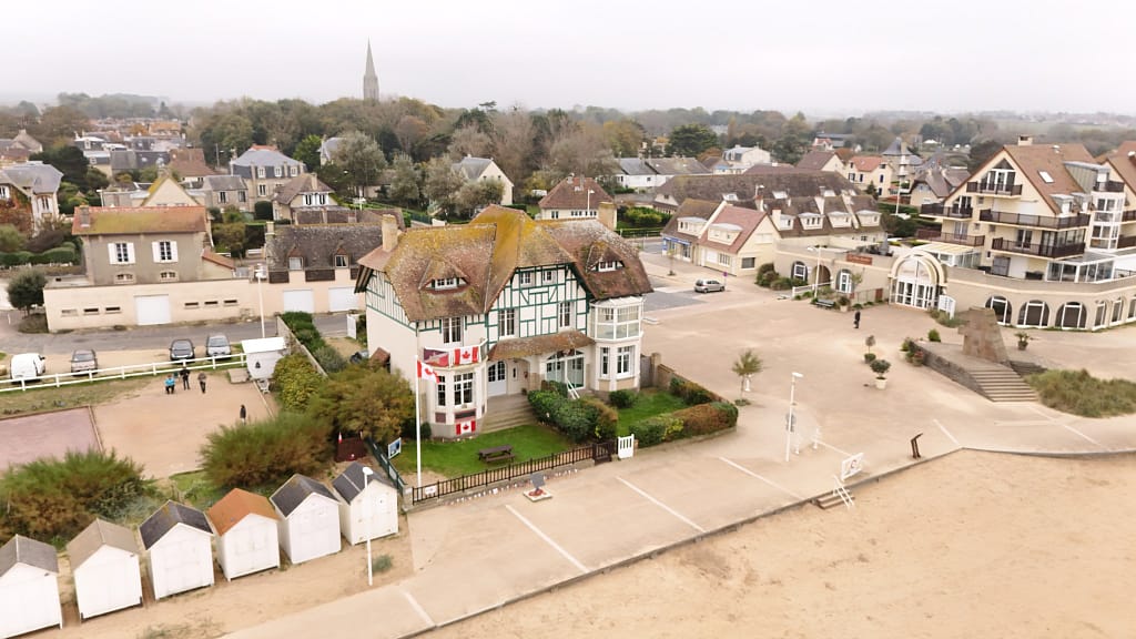 Juno Beach. Canada House at Bernieres-sur-Mer