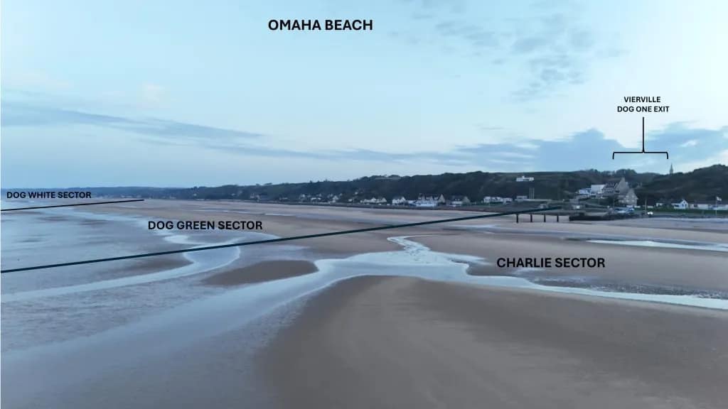 Micro-terrain. Omaha Beach Charlie/Dog Sectors. The assault had to cross ~300 metres of beach, devoid of micro-terrain cover, then had to penetrate German defences.