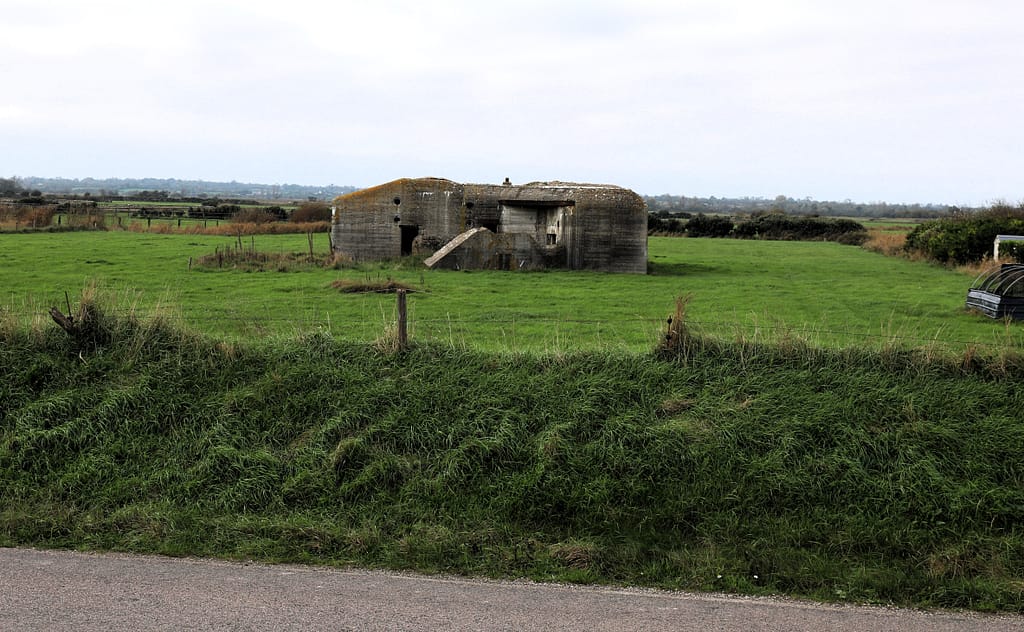 German bunker near Gite Saint Hubert, Utah Beach. My photo November 2024