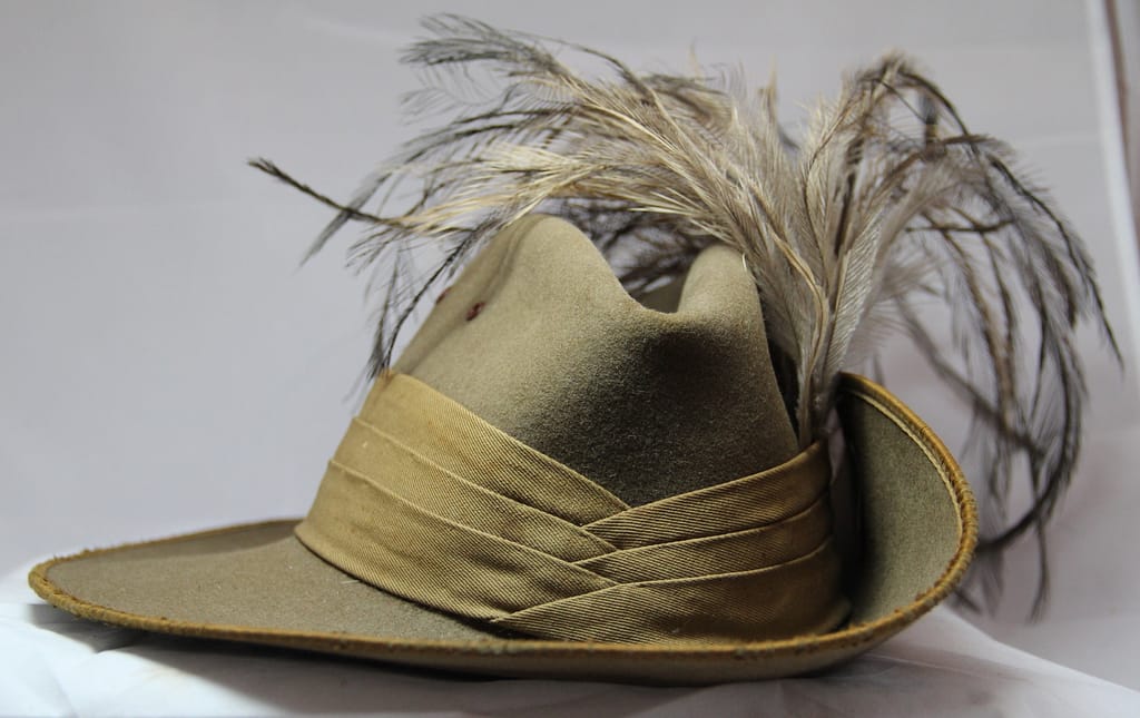 WW1 Australian 1st AIF Slouch Hat, 3rd Light Horse Regiment, UNION 1917