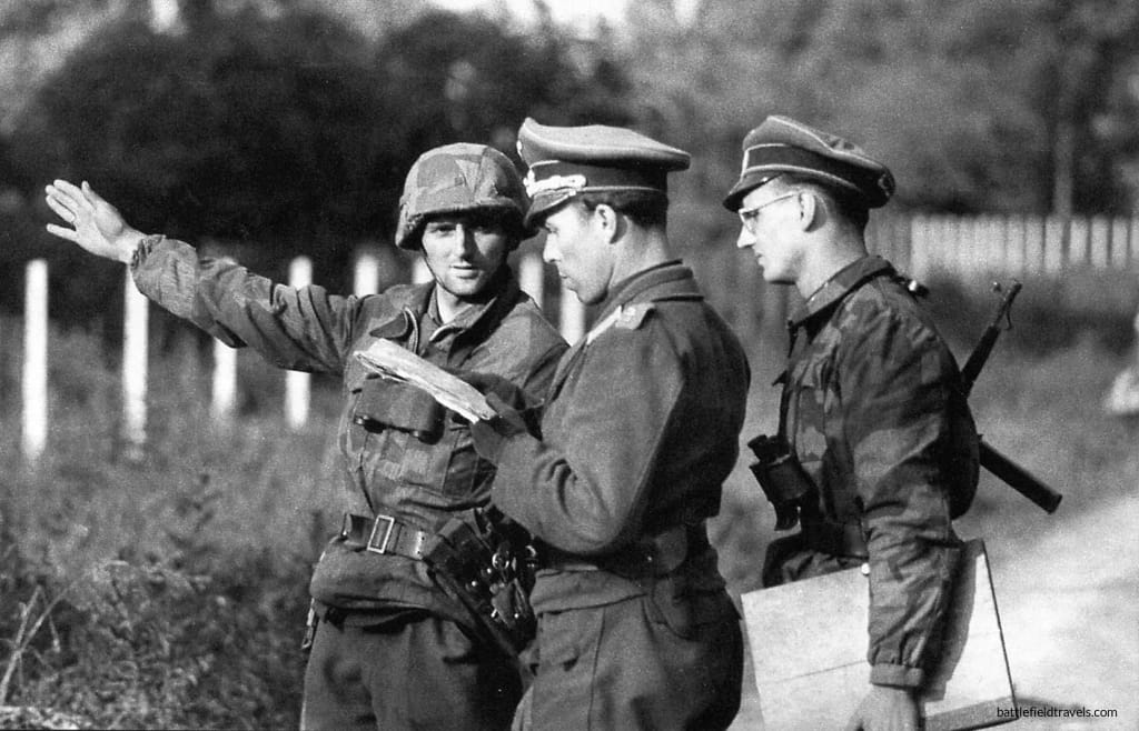 Colonel Hans von Luck, commander 125th Panzergrenadier Regiment, in Normandy