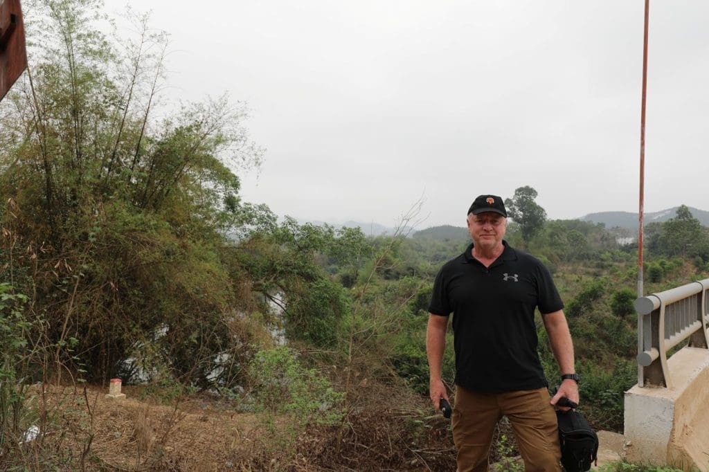 Micro-terrain. Bắc Lệ Ambush site, Tonkin. Dugenne made a fighting withdrawal over the Sông Thương at this point.
