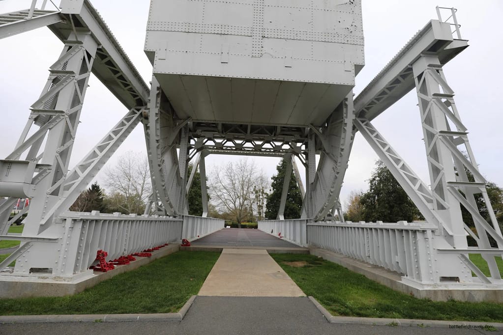 Pegasus Bridge Museum - the original wartime bridge on display 2