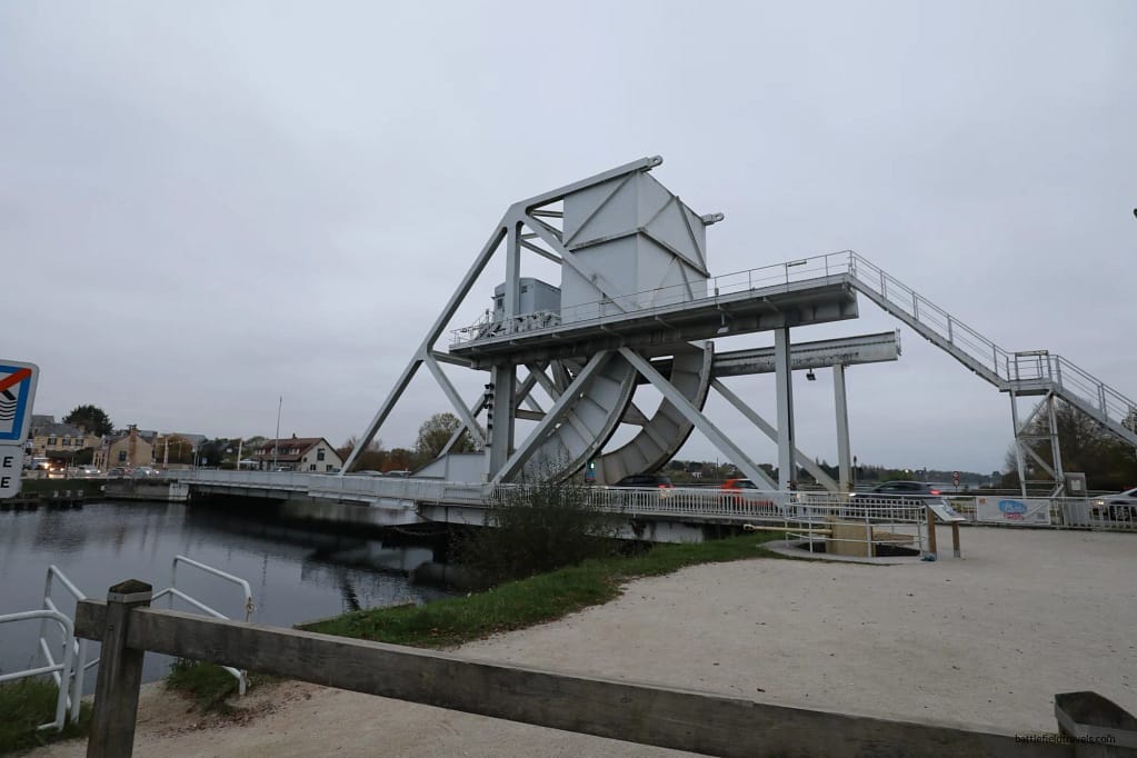 Pegasus Bridge - view from the glider landing area