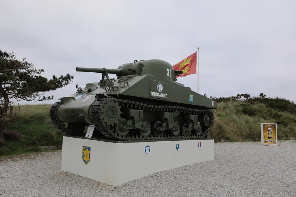 Utah Beach - Monument to the French 2nd Armoured Division and General Leclerc