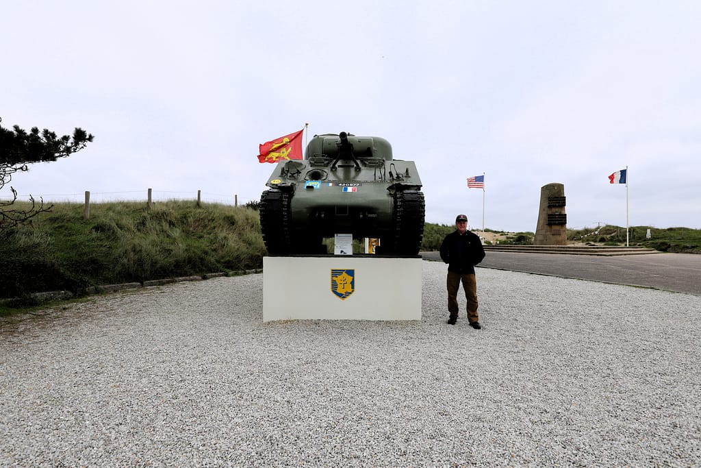 Utah Beach - Monument to the French 2nd Armoured Division and General Leclerc