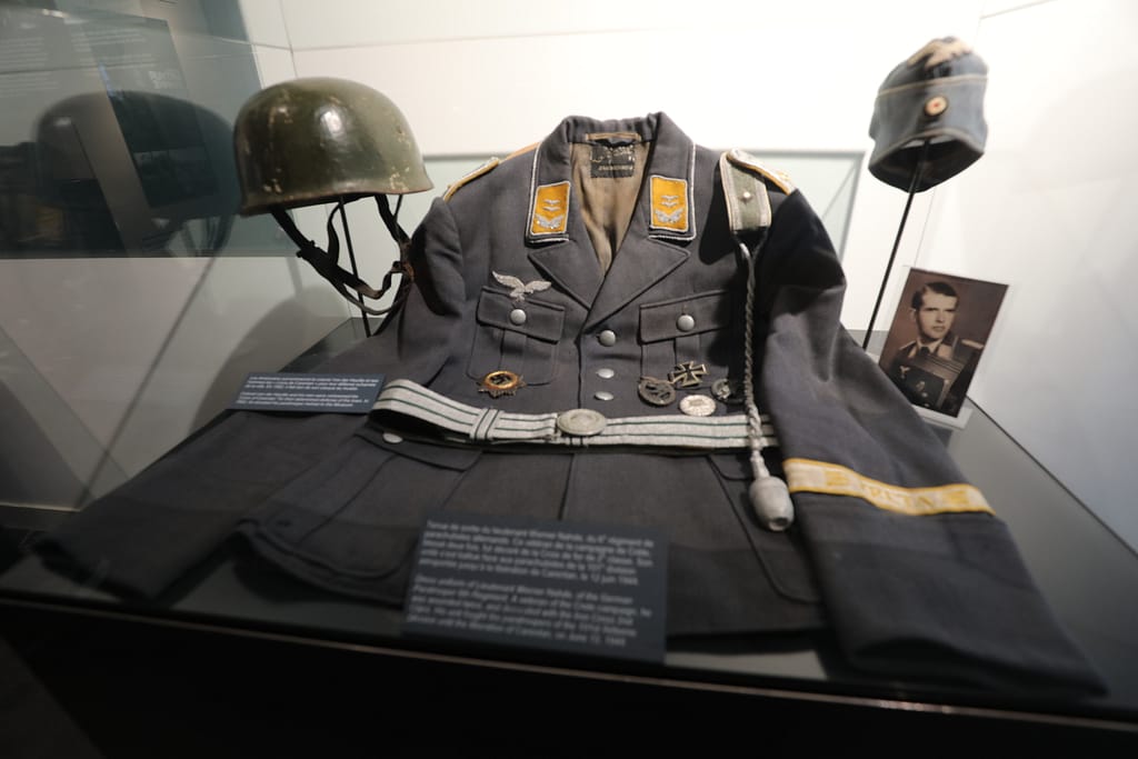 Utah Beach Museum - German Fallschirmjager uniform