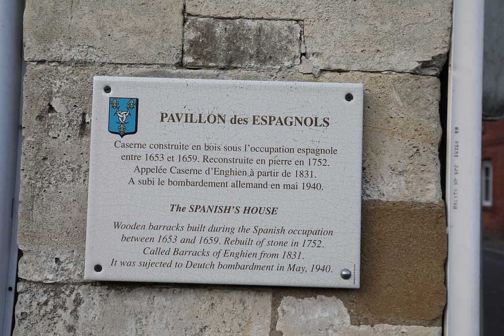 Fortress of Rocroi. This building was formerly the Spanish officer's quarters, and it was our BnB at Rocroi