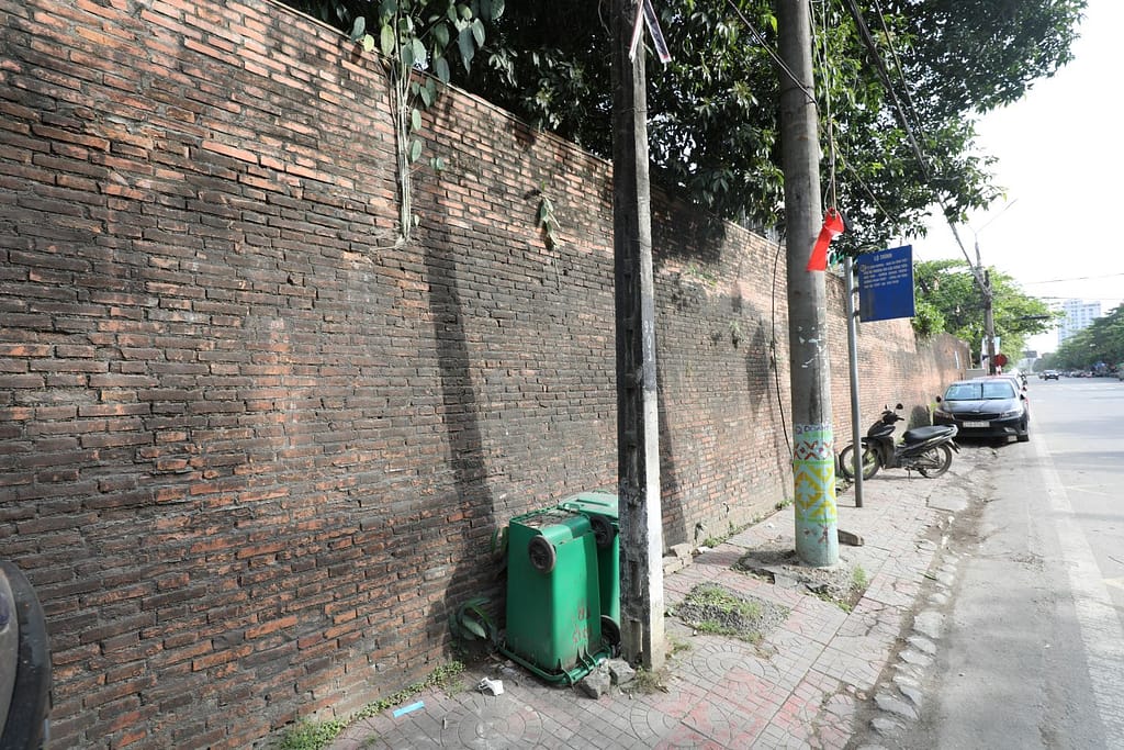 Tuyen Quang - remnants of the old Mac Dynasty citadel wall on the southwest corner