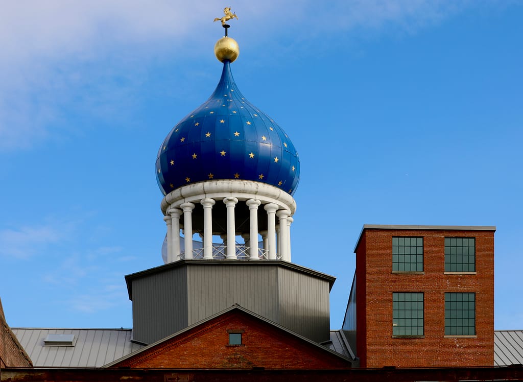 The famous 'Onion Dome' installed in 1867
