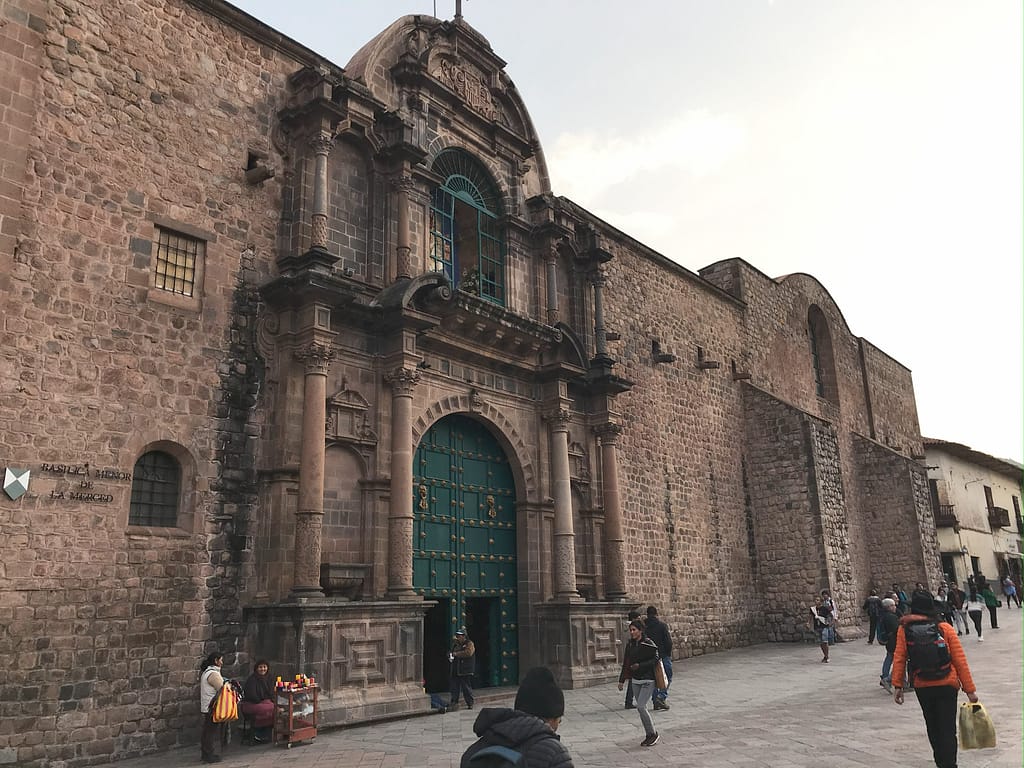 Spanish colonial architecture in old Cusco