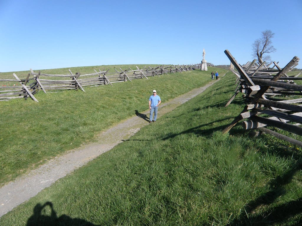 Micro-terrain in action: The sunken road at Antietam, where a pre-existing landscape feature afforded D.H. Hill’s Confederate troops substantial cover and concealment during the fighting of 17 September 1862.