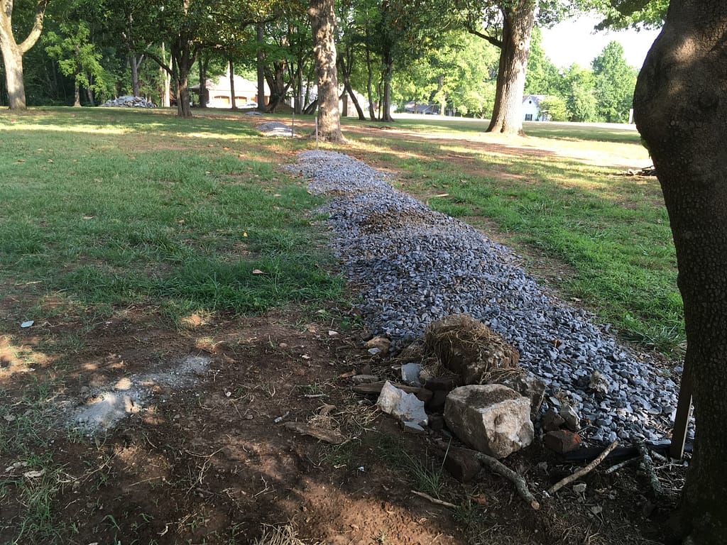 1864 Battle of Franklin -Excavations along the main Union trench line. There used to be a Dominos Pizza on this spot. 2