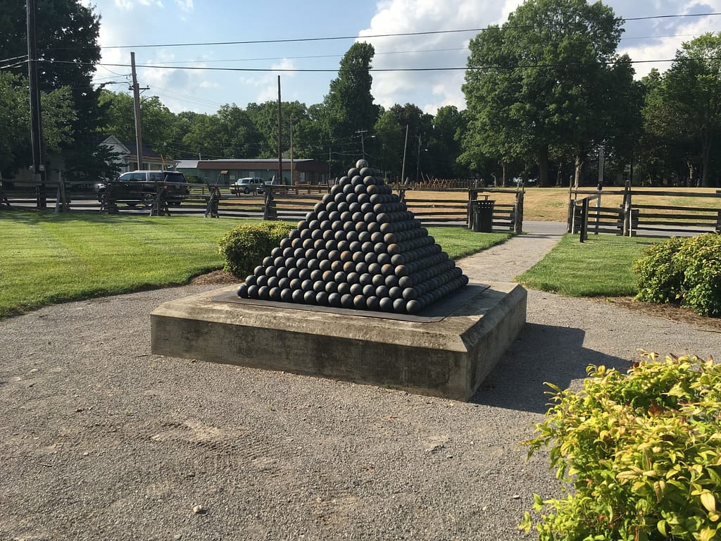Patrick Cleburne Memorial on the site of the old Pizza Hut