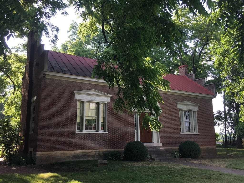 The Carter House main building The heaviest fighting took place around this point.