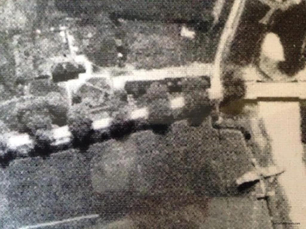 Glider No 4 next to the Périers-en-Augen bridge on the Dives River