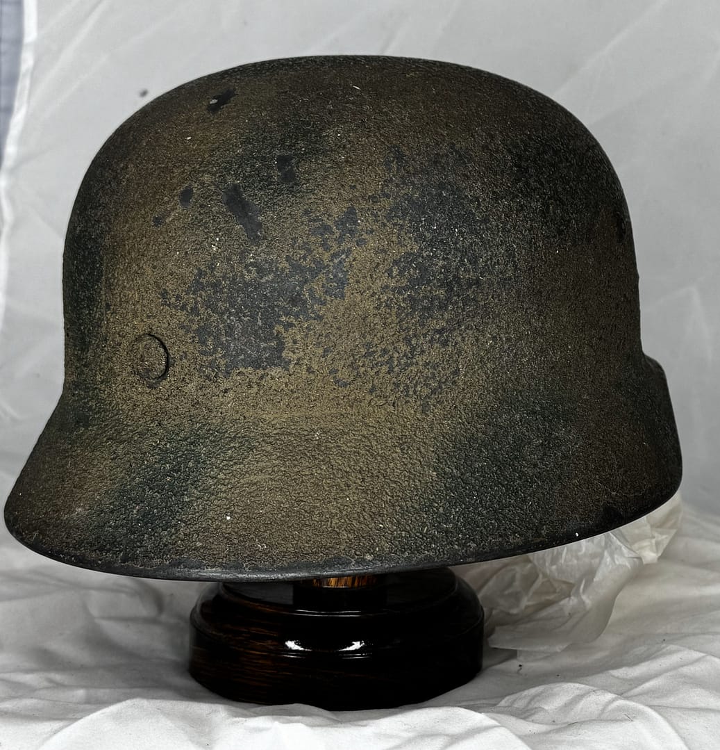 Helmet WW2 German M40 sawdust 04