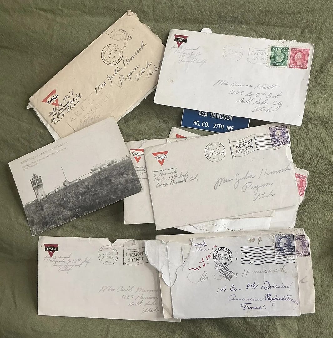 Russian Civil War 27 Infantry Hancock group letters