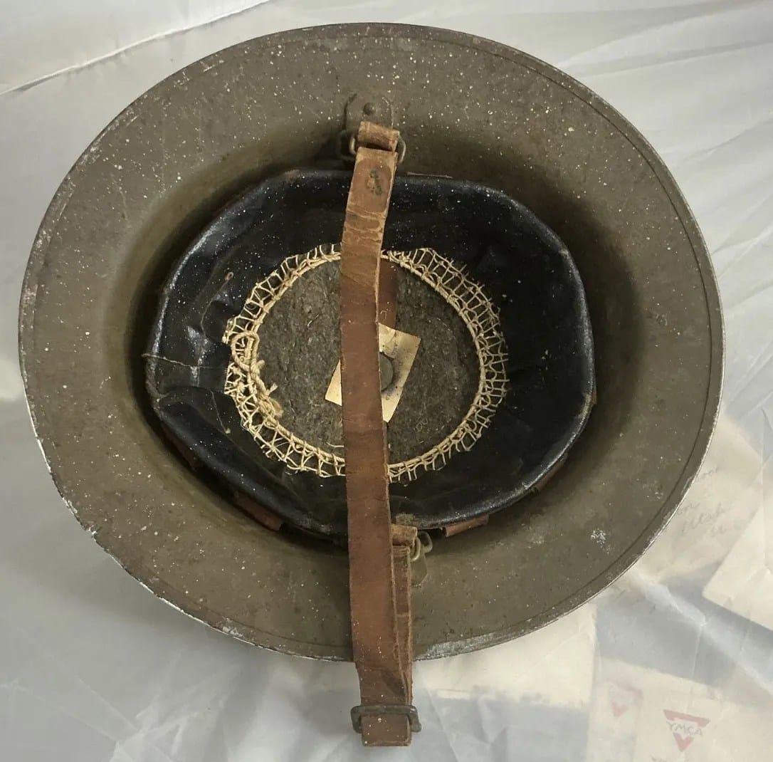 Russian Civil War 27 Infantry Hancock group M1917 Helmet