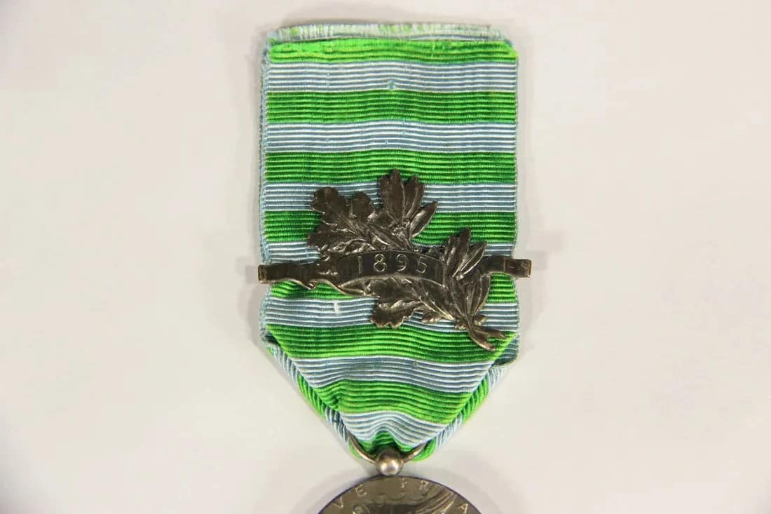 French Colonial 1895 Madagascar campaign medal