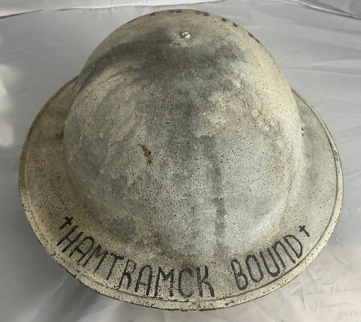 Russian Civil War 27 Infantry Hancock group M1917 Helmet