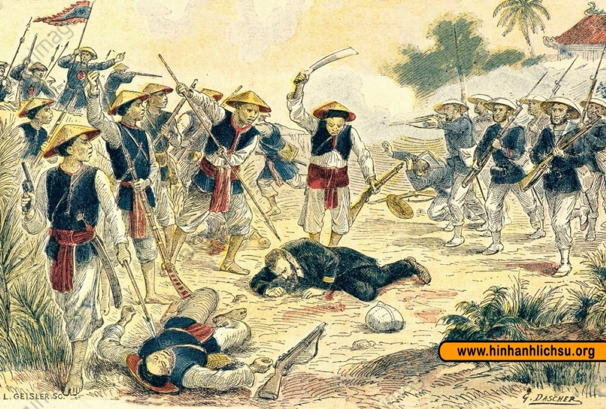 Lieutenant Francis Garnier is killed in battle with Chinese ‘Black Flag’ troops near Thủ Lệ on 21 December 1873