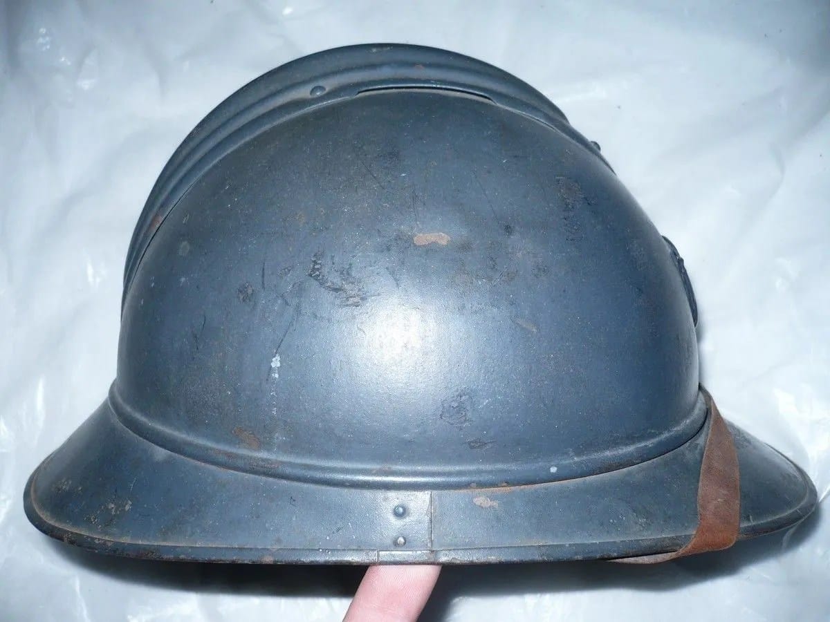 French WW Model 1915 Adrian Helmet, Colonial Troops