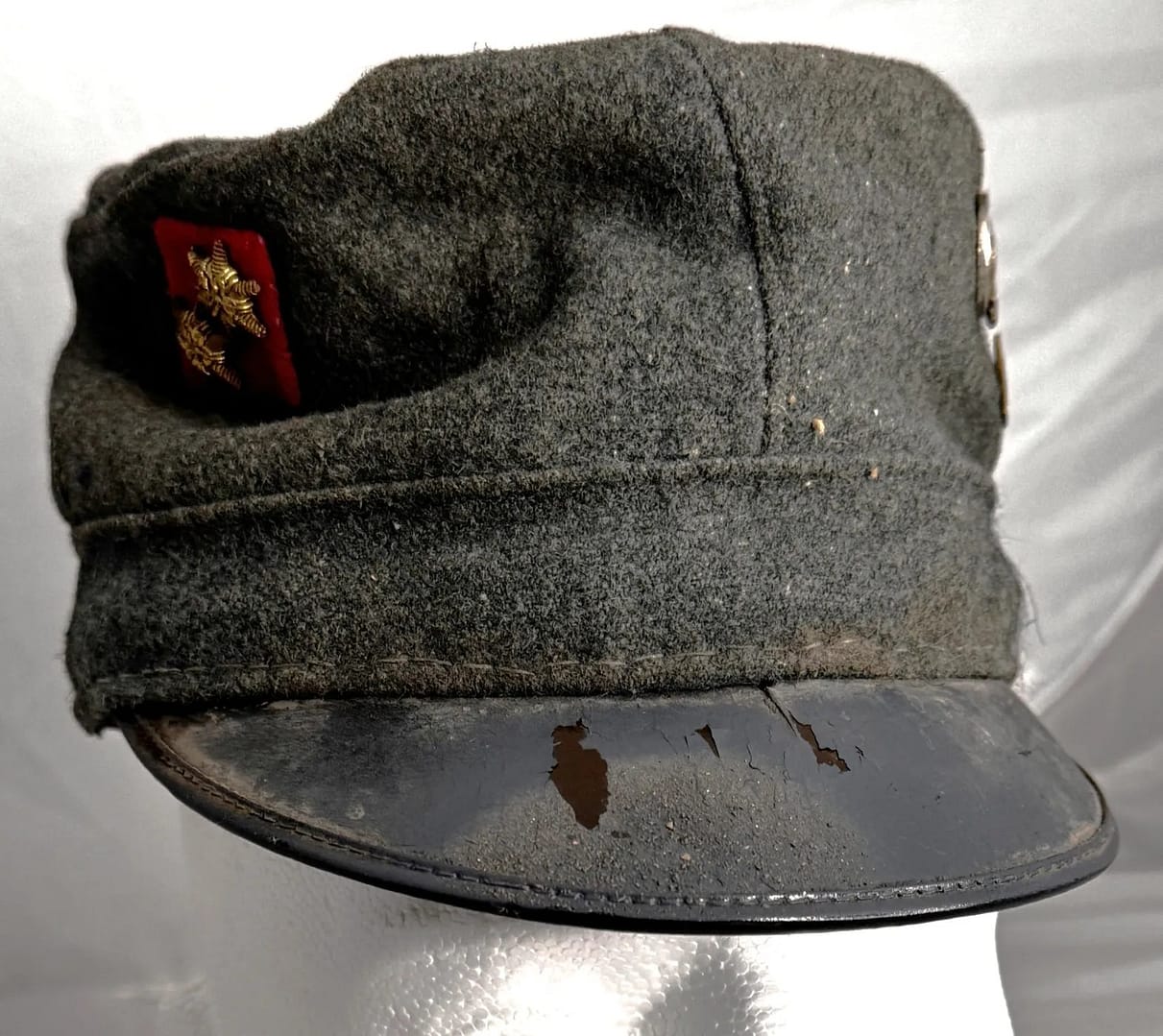 WW1 Italian M1909 Grigio Verda cap, Austrian trophy