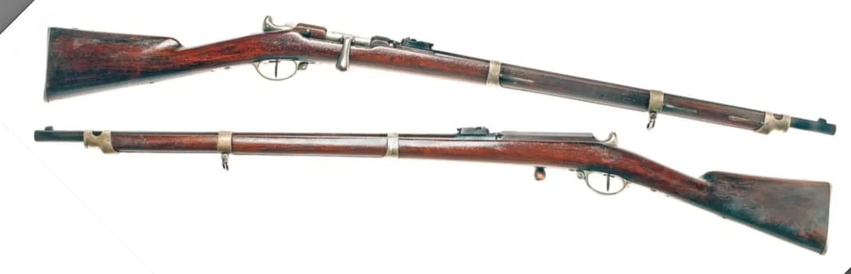 1866 Chassepot Cavalry Carbine Nickel fittings