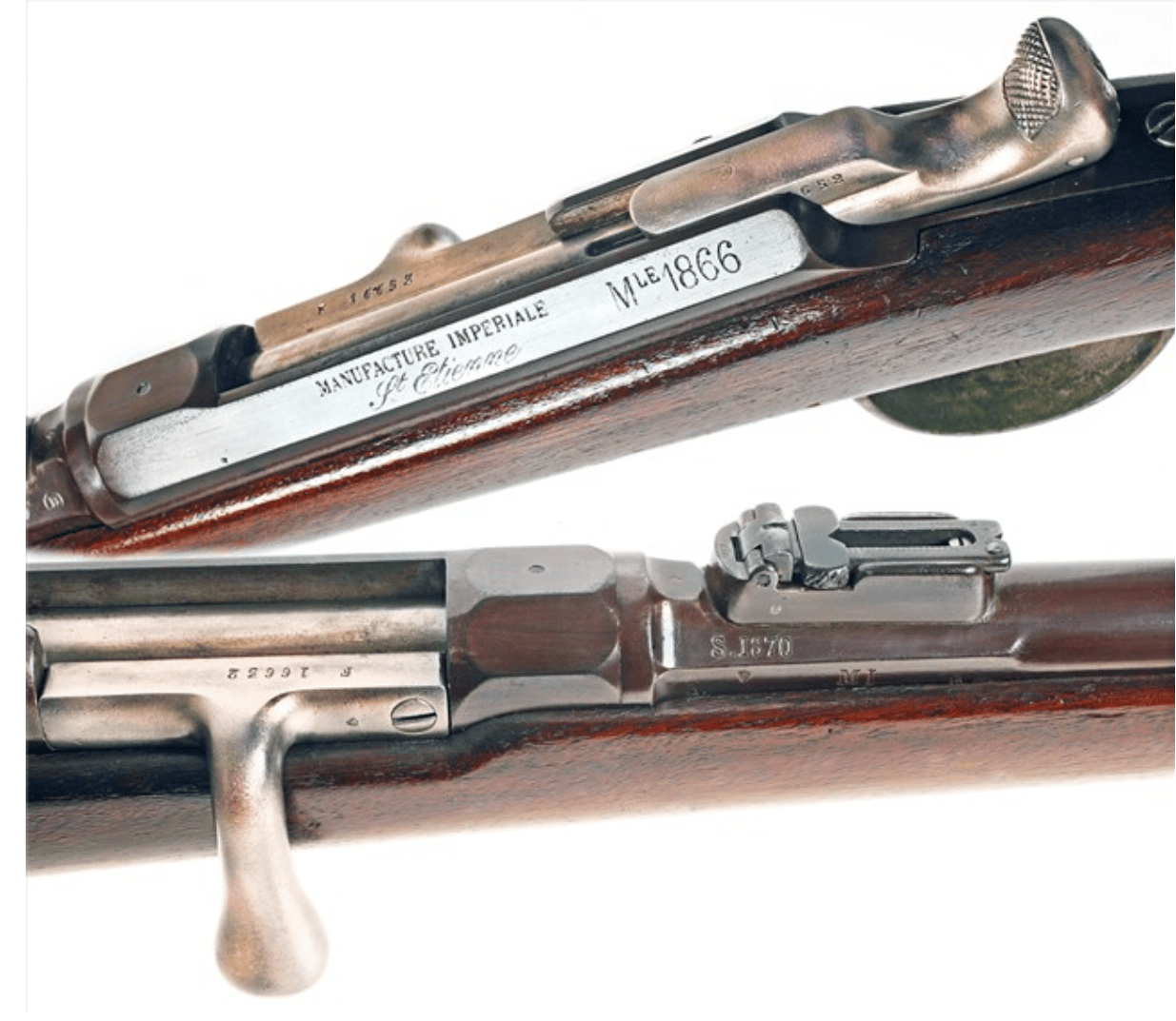 1866 Chassepot Cavalry Carbine Nickel fittings