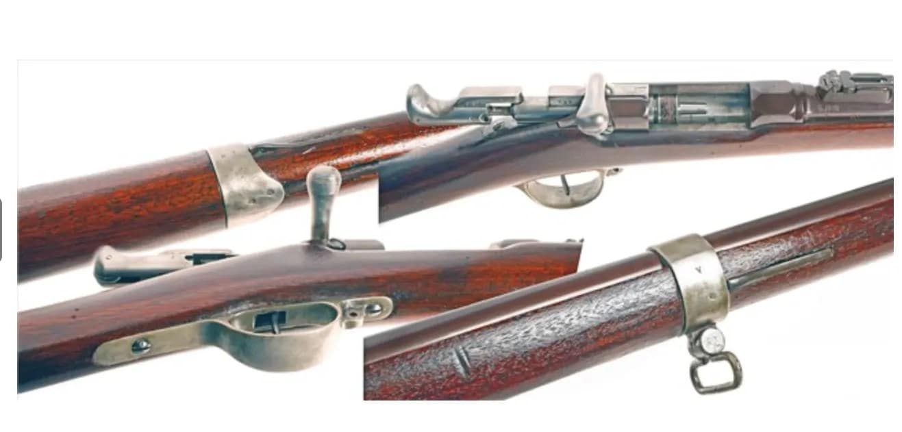 1866 Chassepot Cavalry Carbine Nickel fittings