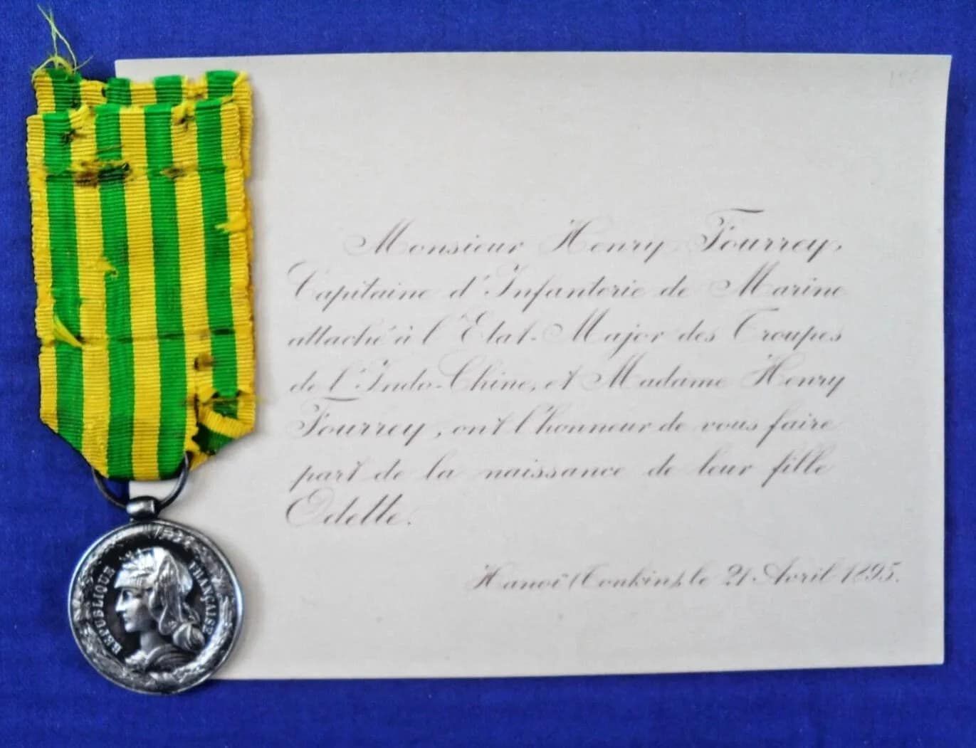 Medal Tonkin Campaign 1885 9