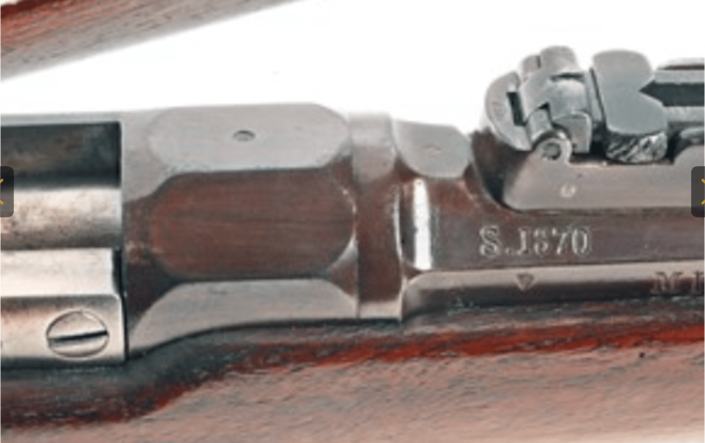 1866 Chassepot Cavalry Carbine Nickel fittings
