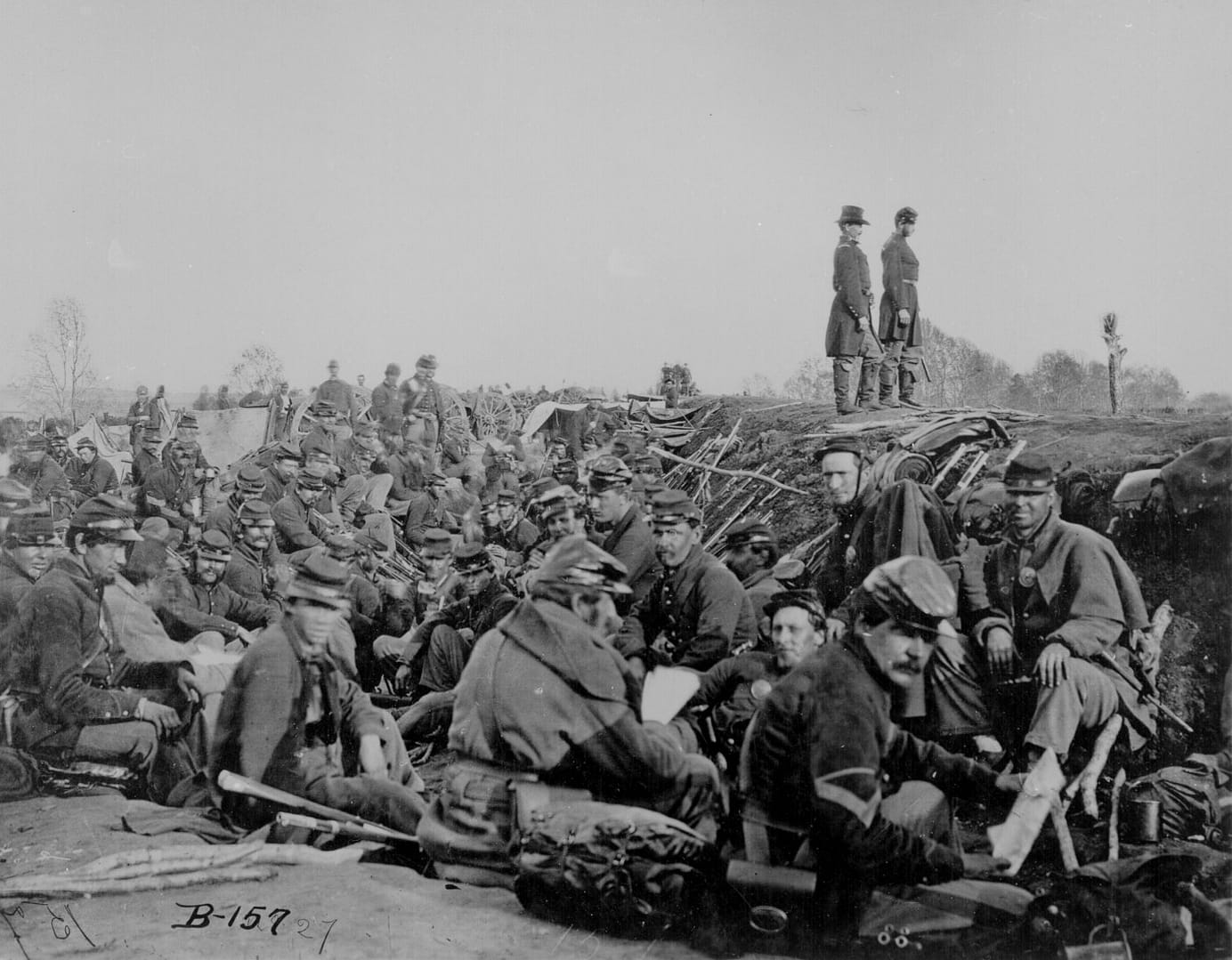 Union troops of General John Sedgwick’s corps, early 1863.