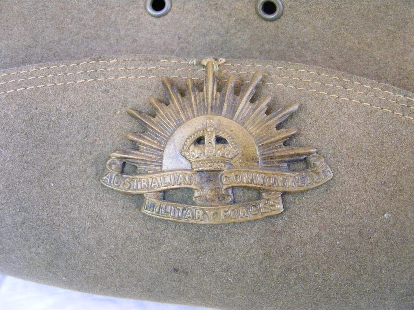 WW1 AIF slouch hat UK manufacture