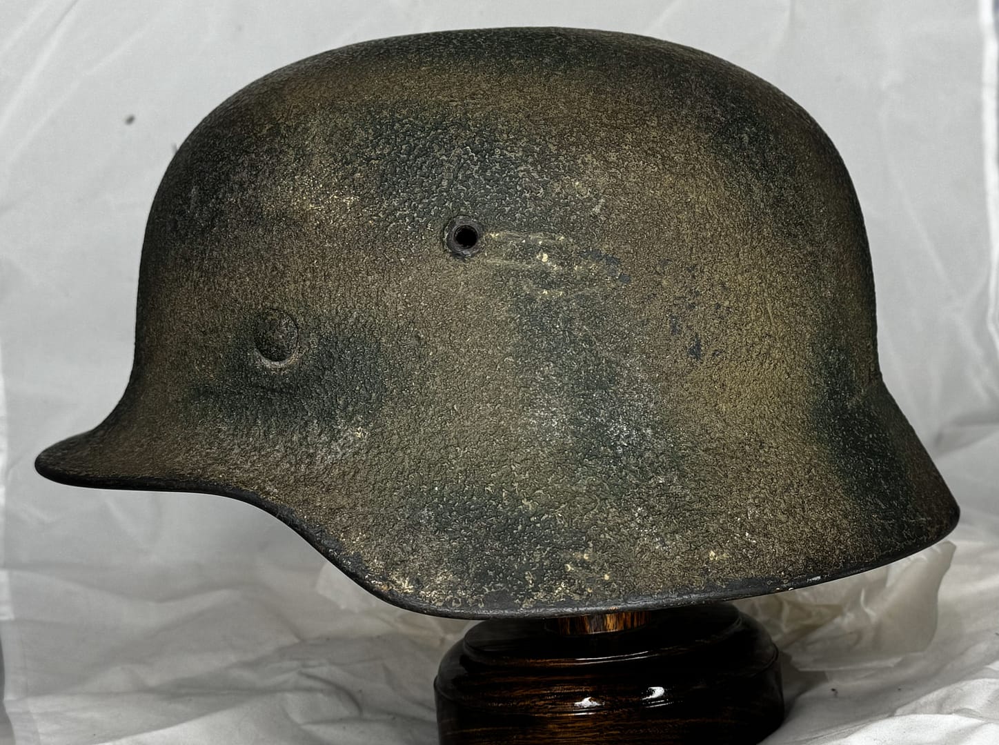 Helmet WW2 German M40 sawdust 06