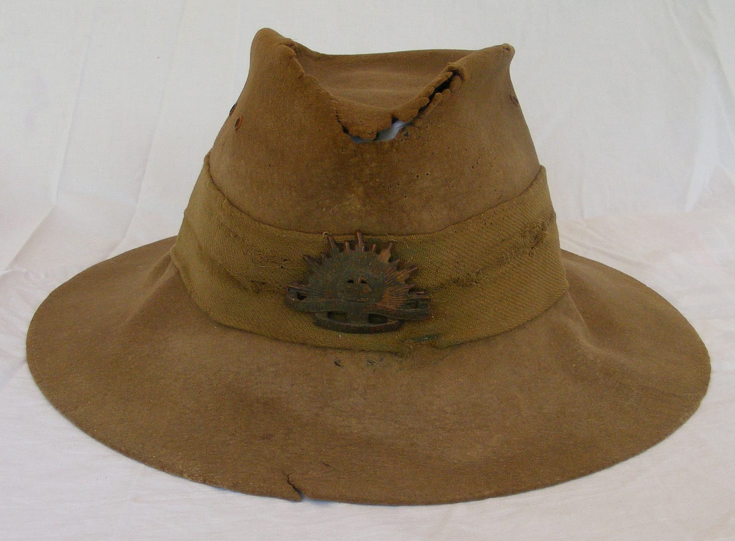 WW1 AIF slouch hat 3 Aus Div