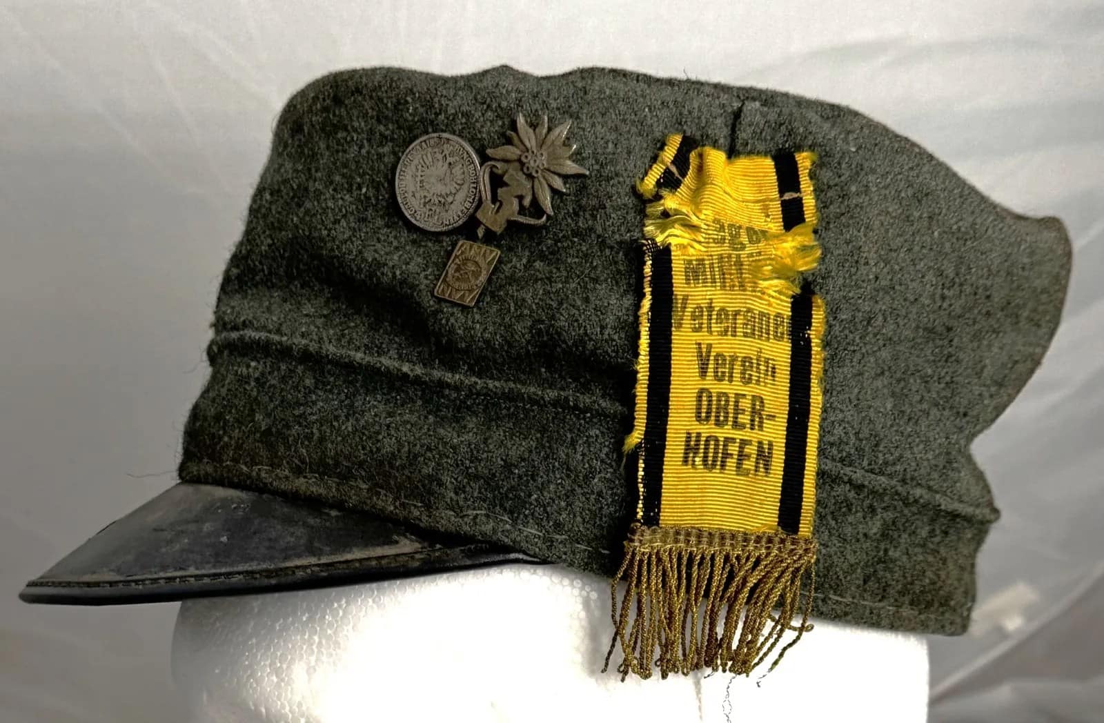 WW1 Italian M1909 Grigio Verda cap, Austrian trophy