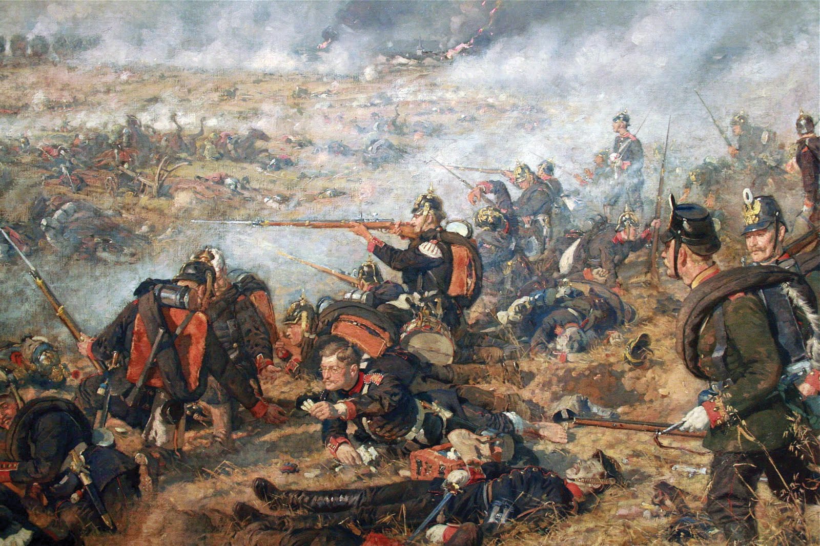 Franco-Prussian War. Battle of Gravelotte-Saint-Privat, 18 August 1870.