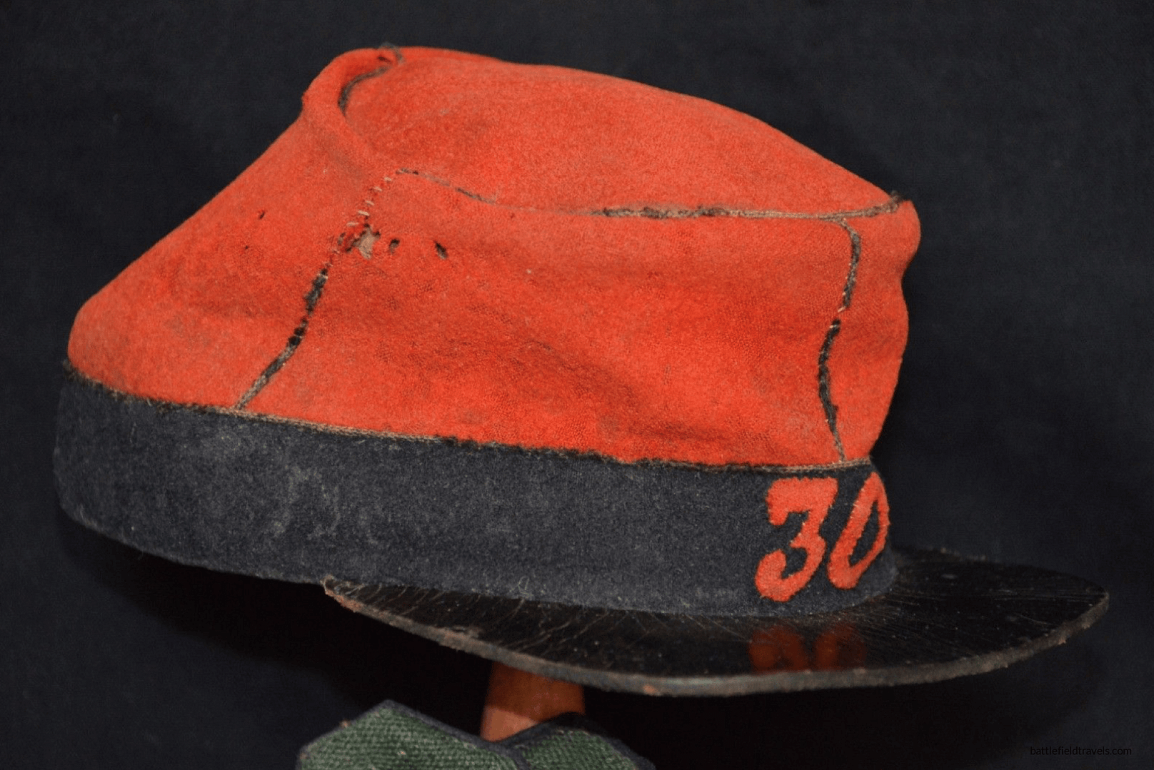French Model 1867 Kepi, Infantry Regiment 30, Franco-Prussian War