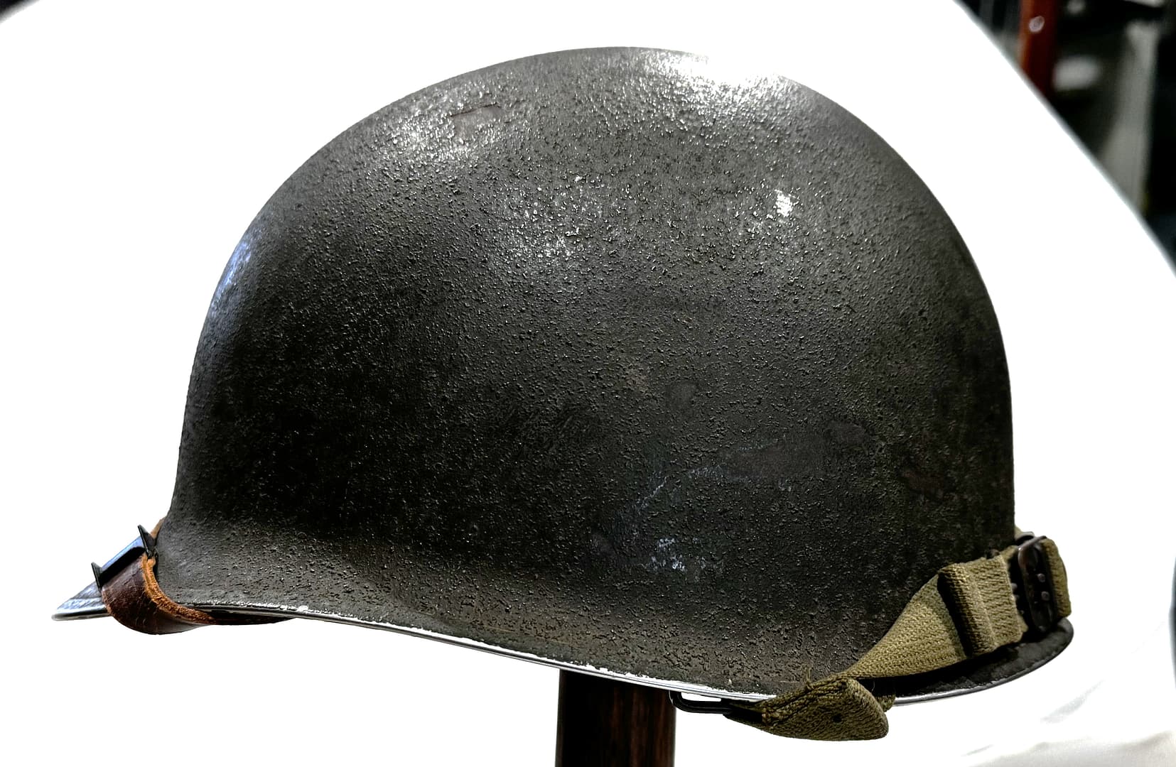 Helmet US M1 front seam fixed bail 01