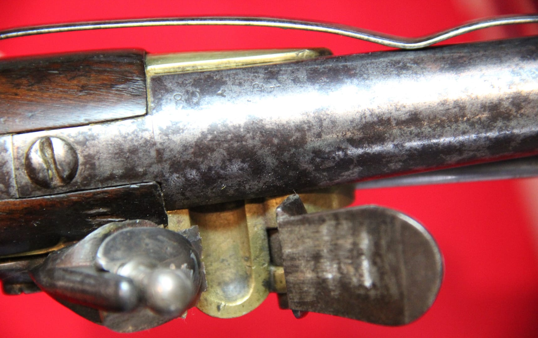French-Model-1777 flintlock pistol
