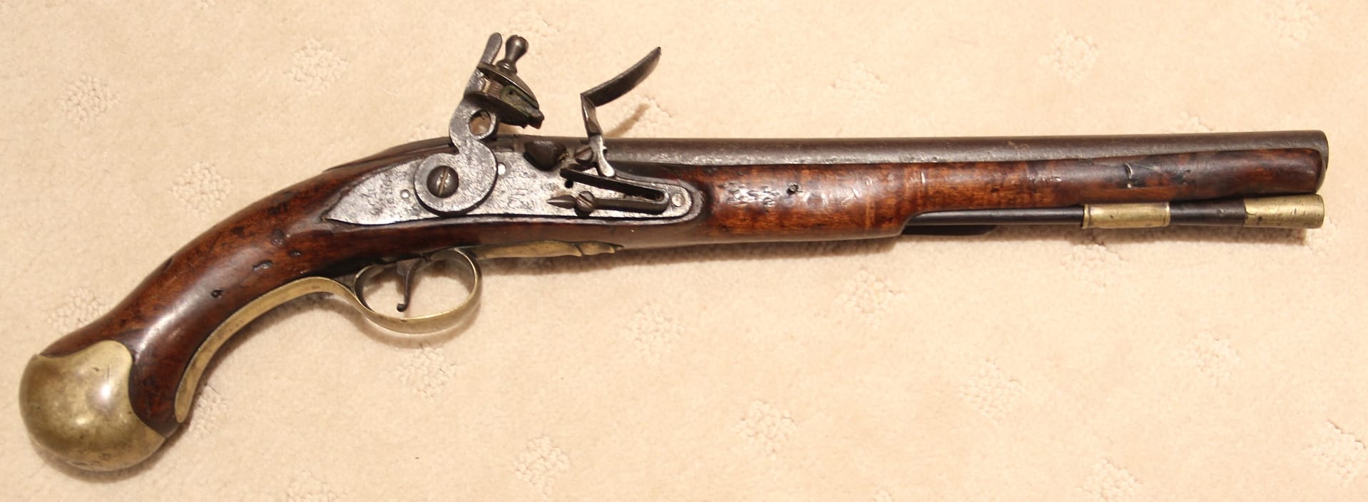1718 English Sea Service Pistol JORDAN 1759