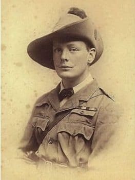 Winston Churchill, South African Light Horse, and correspndent for the Morning Post