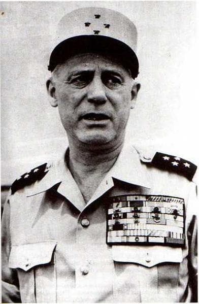 General Raoul Salan, operational commander for Operation LÉA