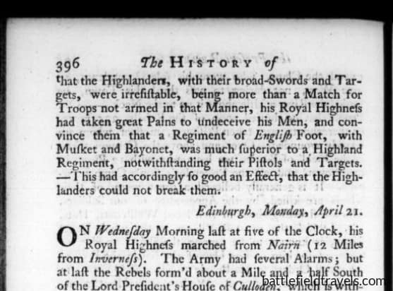 Marchant, J. (1746). The History of the Present Rebellion. London: Printed for the author. p.396.