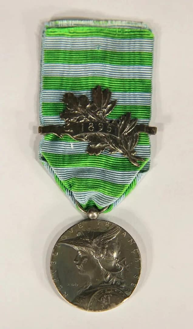 French Colonial 1895 Madagascar campaign medal
